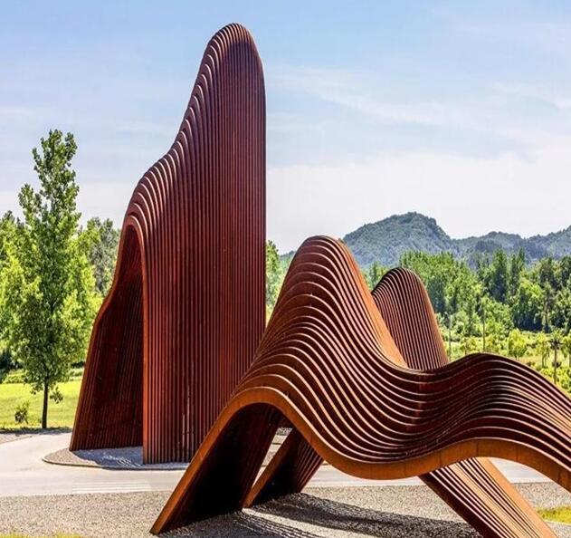 信宜锈钢板造型